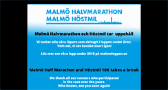 Desktop Screenshot of malmohalvmarathon.se